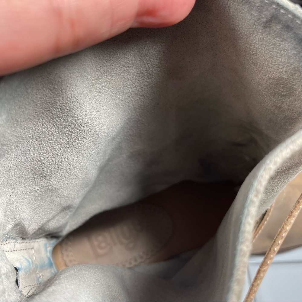 Anthropologie Latigo Pogo Tie Back Boots 10M - Picture 5 of 10